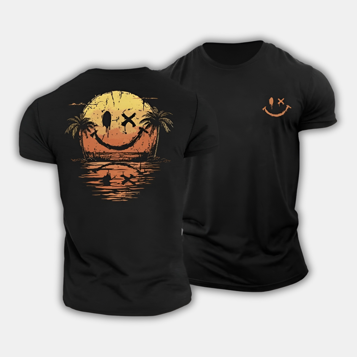 Bruno™ | T-Shirt Smiley Mer d’Été