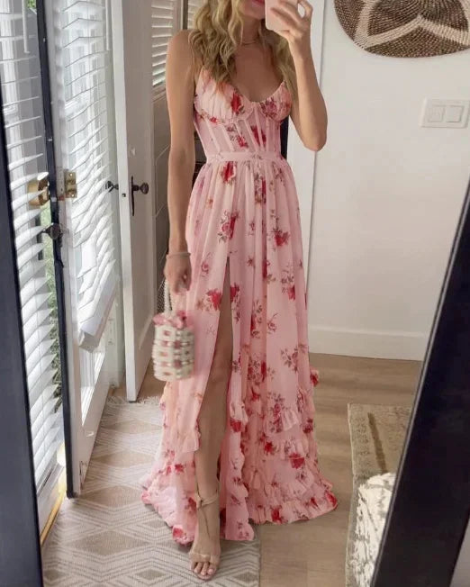 Sidra™ | Robe midi à motif fleuri