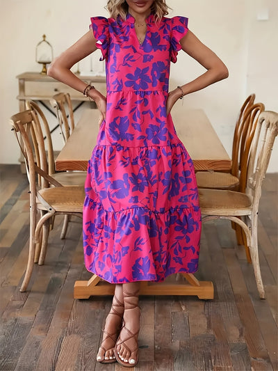 Marine™ | Élégance florale Robe