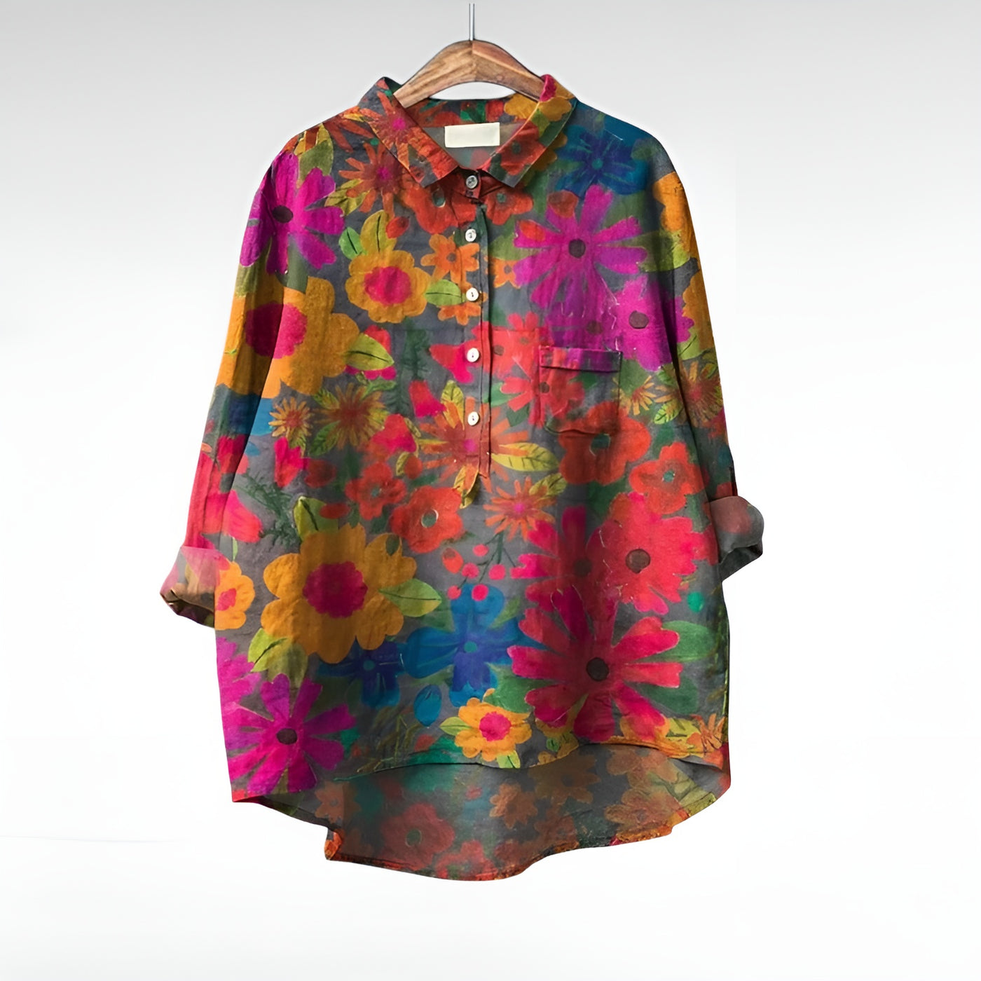 Énora™ | Blouse Fleurie Classique