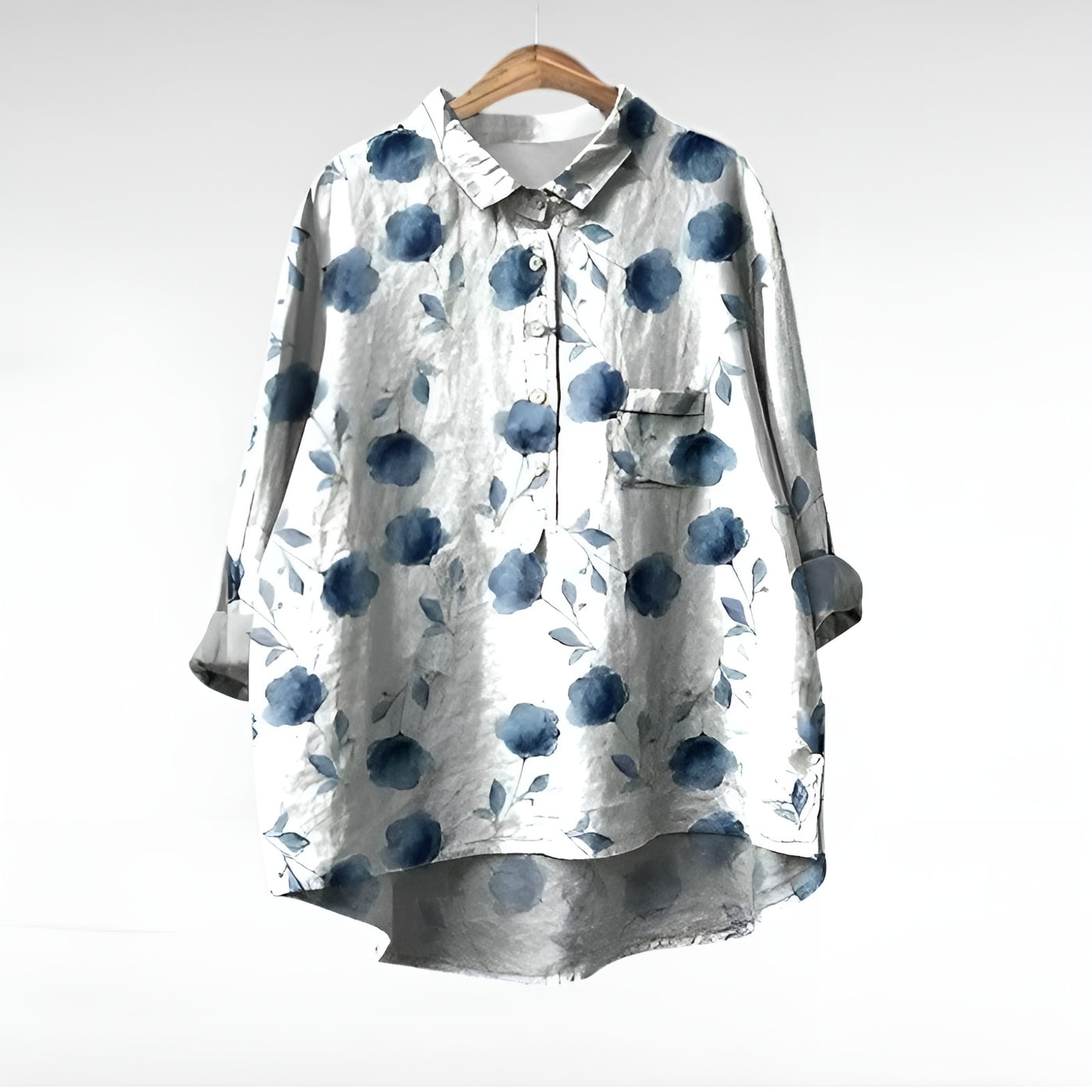 Nelya™ | Blouses Classiques à Fleurs