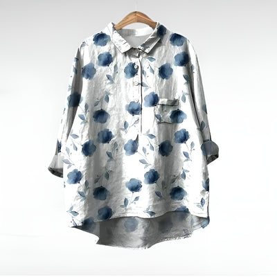 Nelya™ | Blouses Classiques à Fleurs