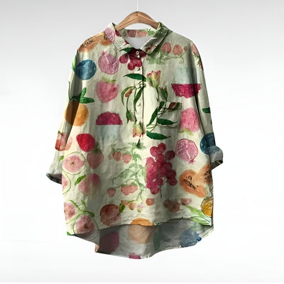 Nelya™ | Blouses Classiques à Fleurs
