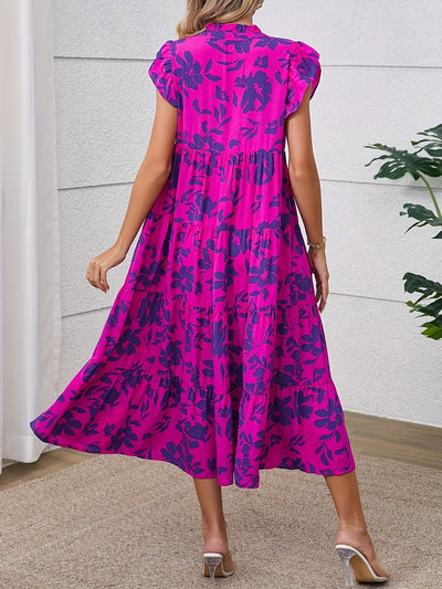 Cosette™ | Robe midi fleurie élégante