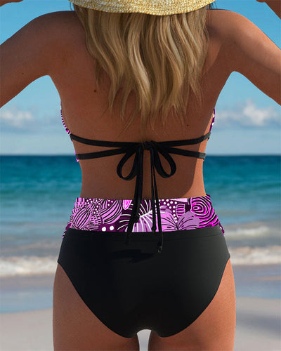 Bérénice™ | Bikini Sexy Dos Nu à Imprimé