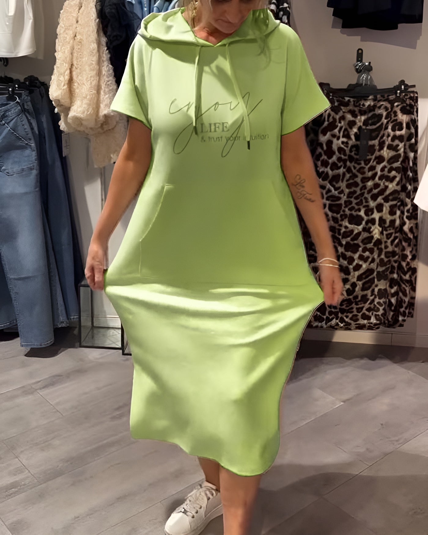 Léonie™ | Robe à capuche décontractée