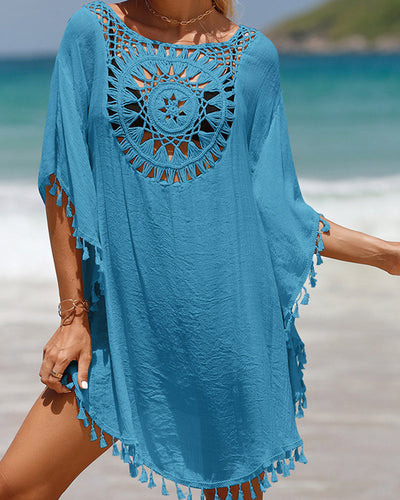 Jeanne™ | Paréo de Plage à Pompons