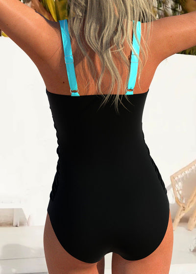 Léna™ | Maillot de bain à rayures croisées ludiques