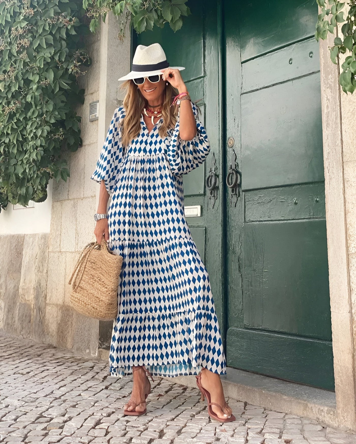 Estelle™ | Robe longue bohème en coton