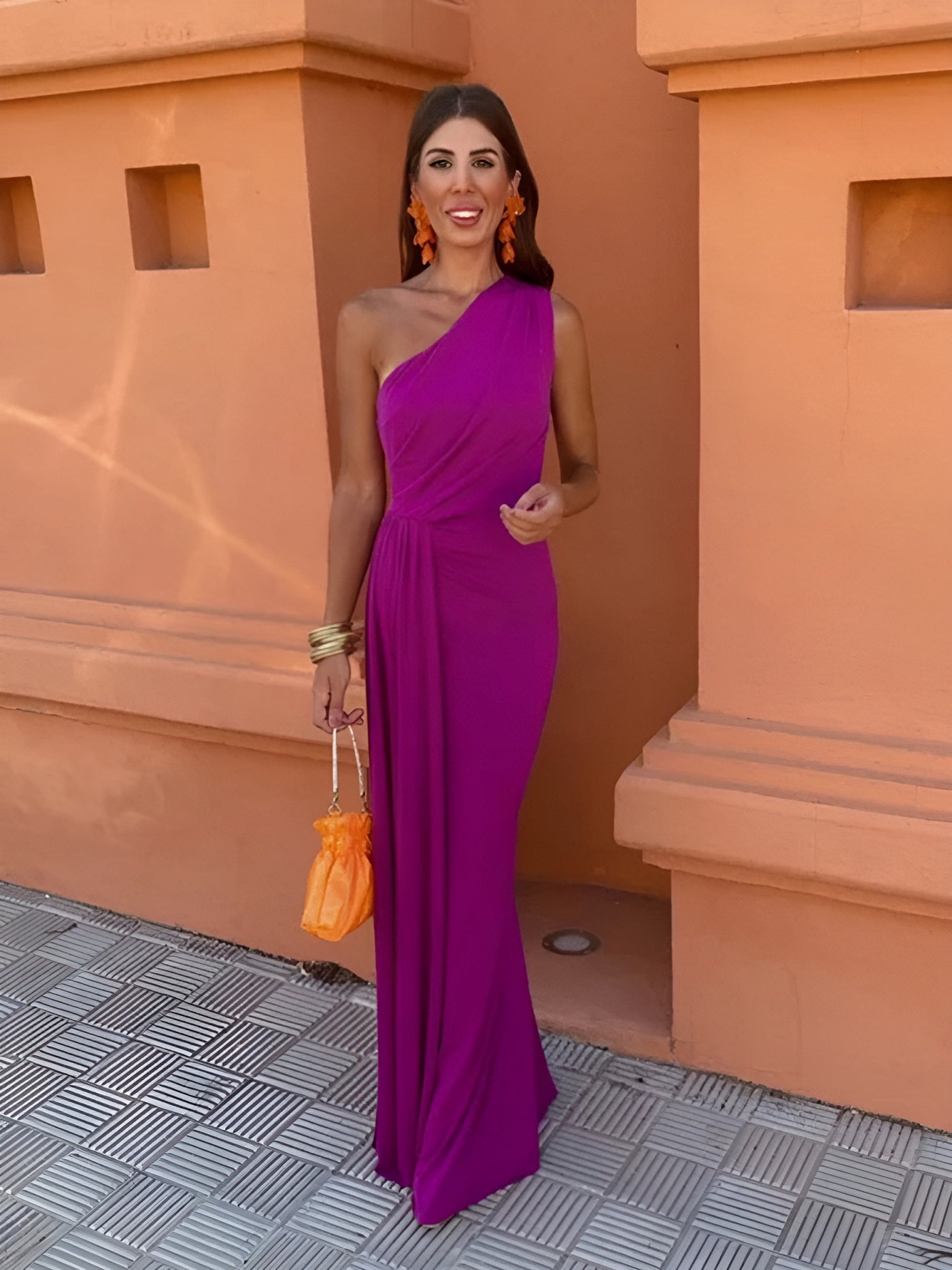 Iris™ | Robe longue asymétrique