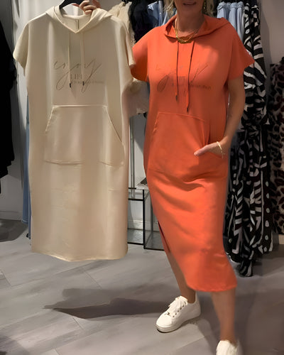 Léonie™ | Robe à capuche décontractée