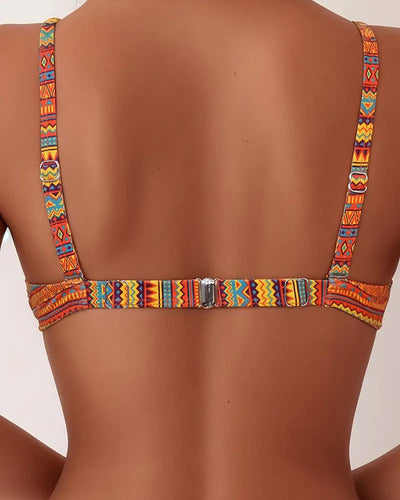 Lison™ | Bikini Rayé Élégant