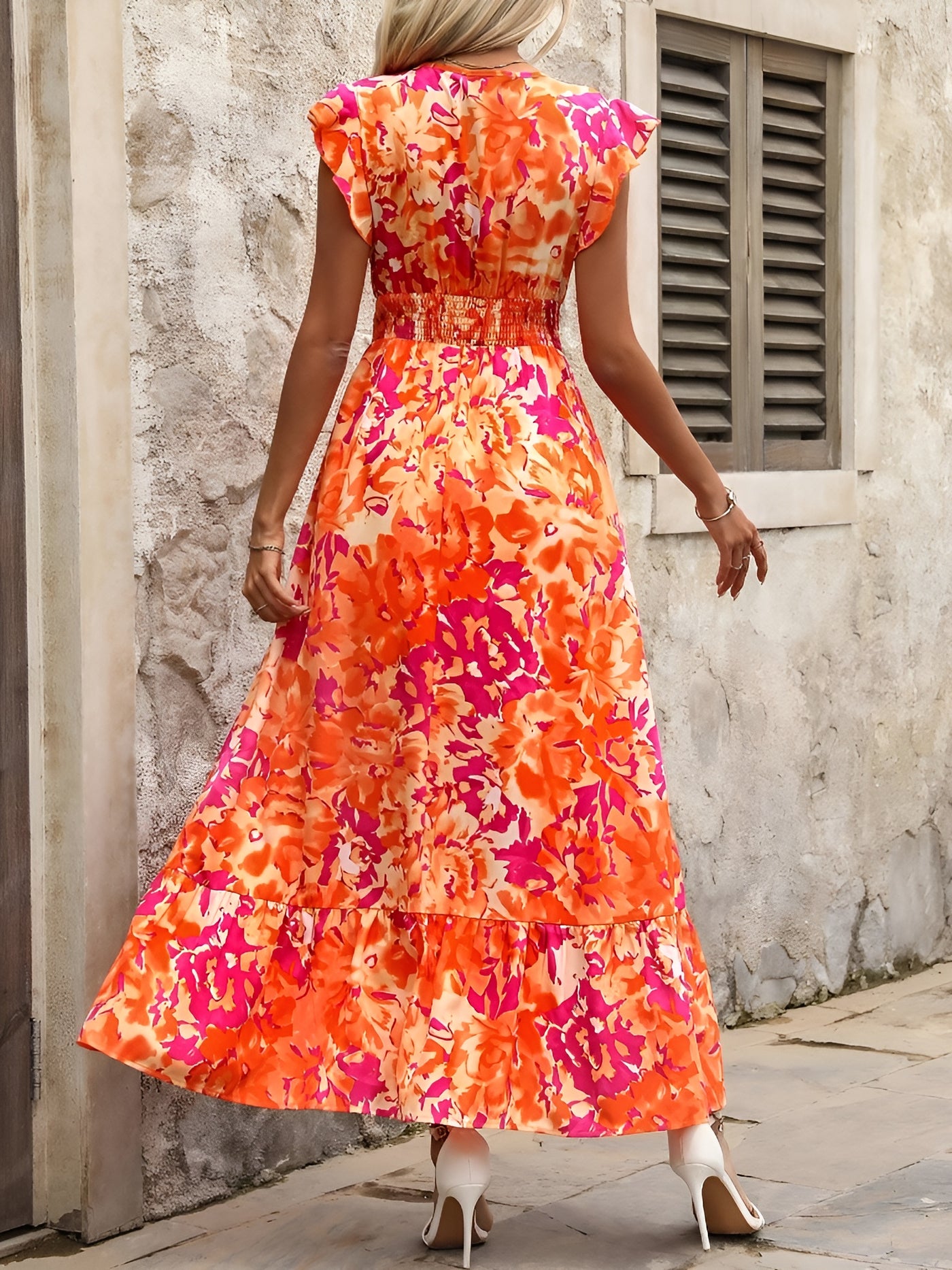 Emilie™ | Robe longue d'été fleurie