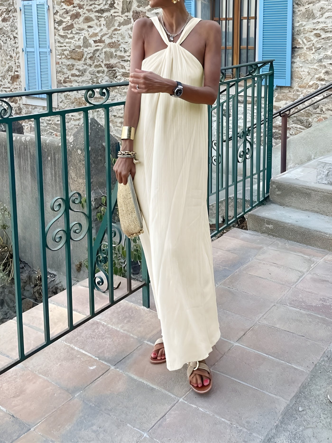Claire™ | Robe de plage fluide dos nu