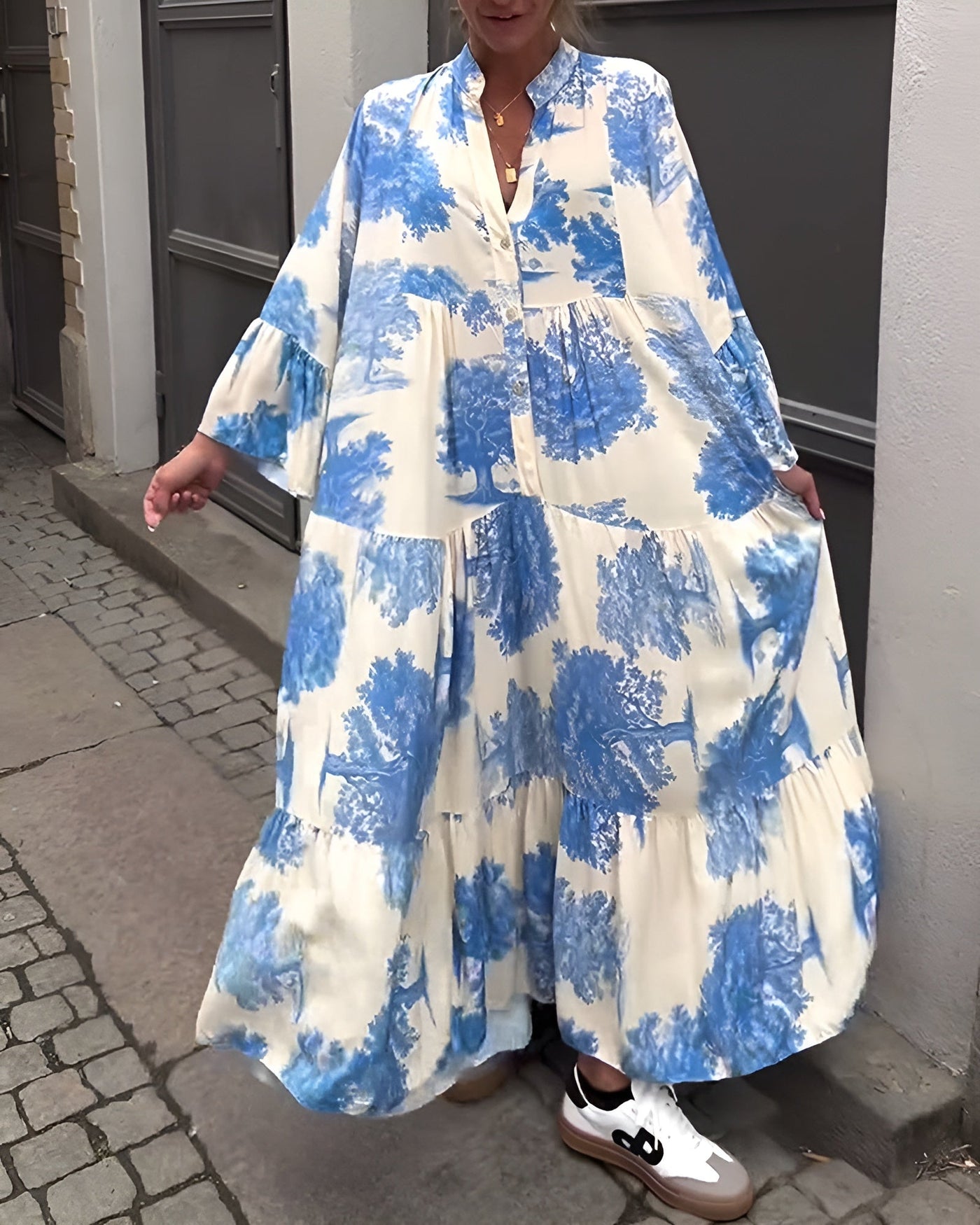 Liana™ | Robe longue fleurie
