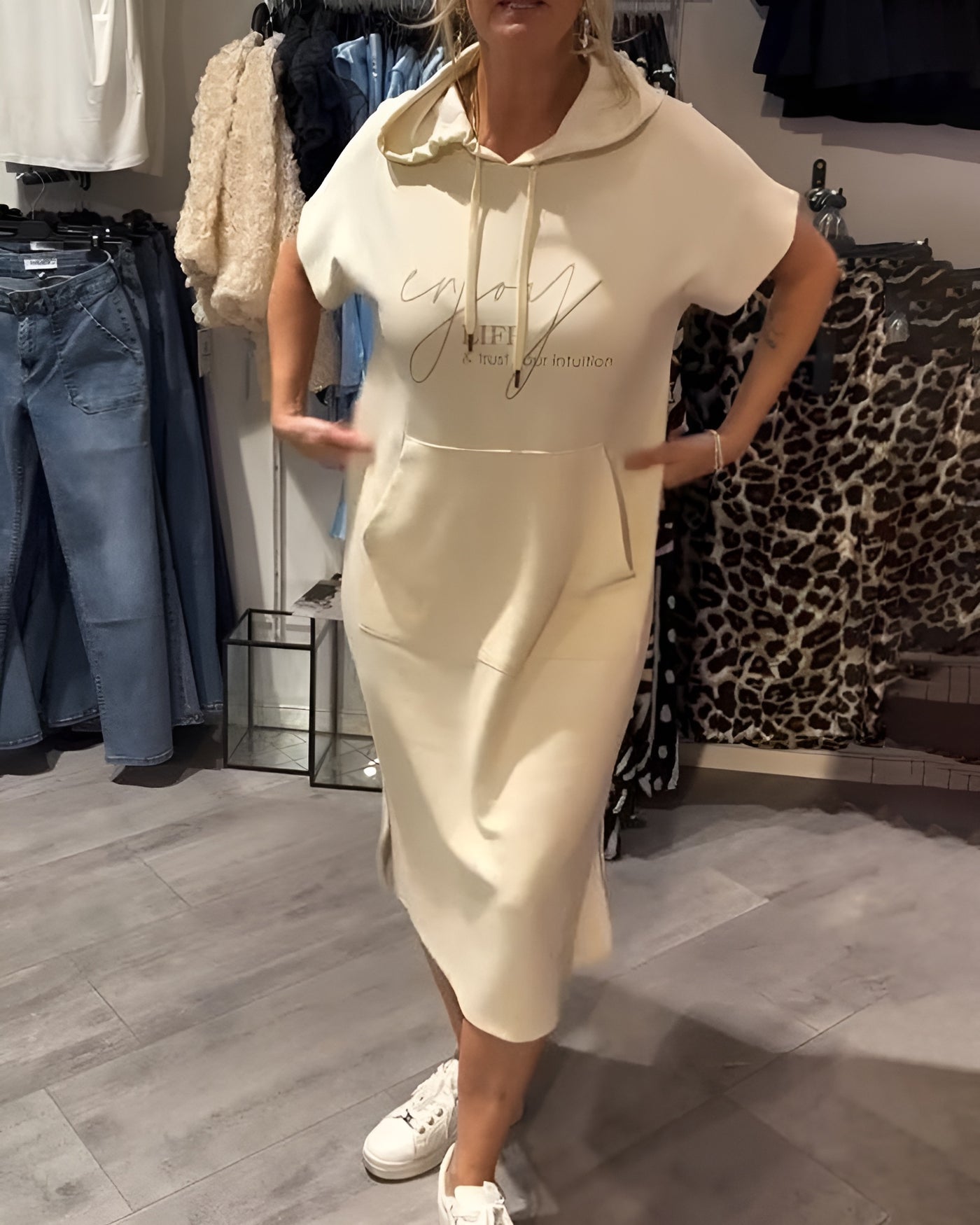 Léonie™ | Robe à capuche décontractée