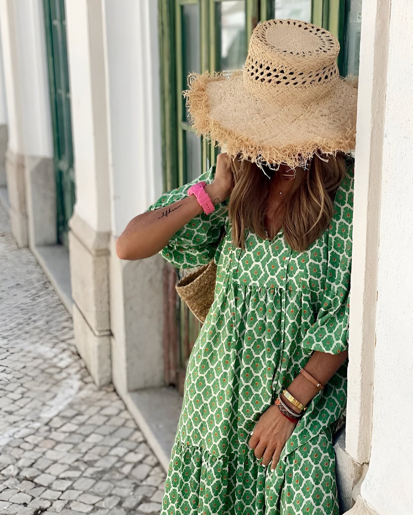 Estelle™ | Robe longue bohème en coton