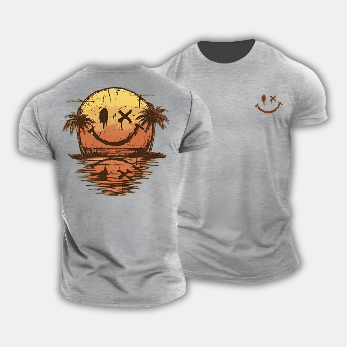 Bruno™ | T-Shirt Smiley Mer d’Été