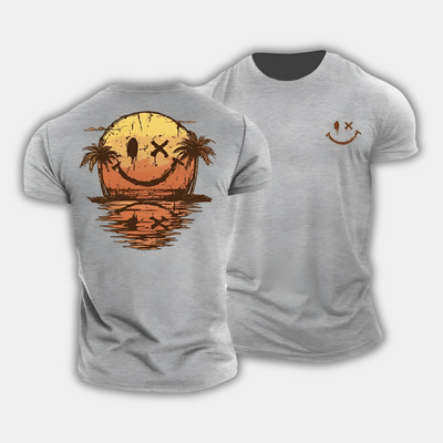 Bruno™ | T-Shirt Smiley Mer d’Été
