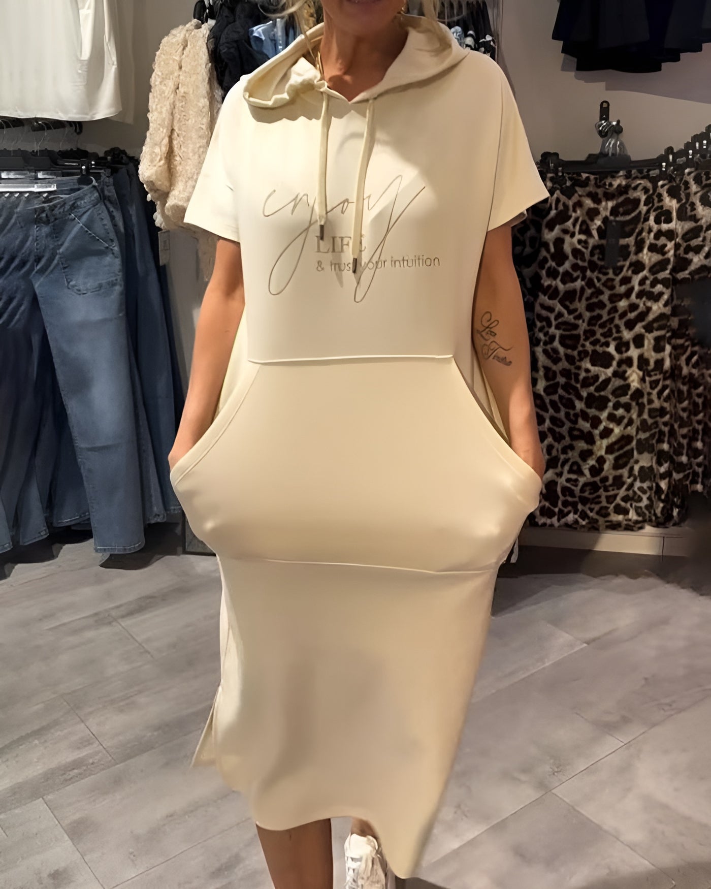 Léonie™ | Robe à capuche décontractée