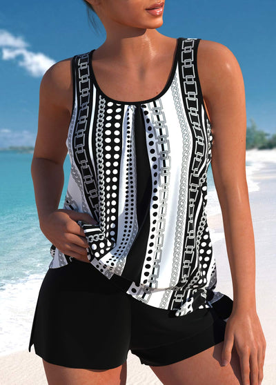 Hélène™ | Tankini élégant taille haute