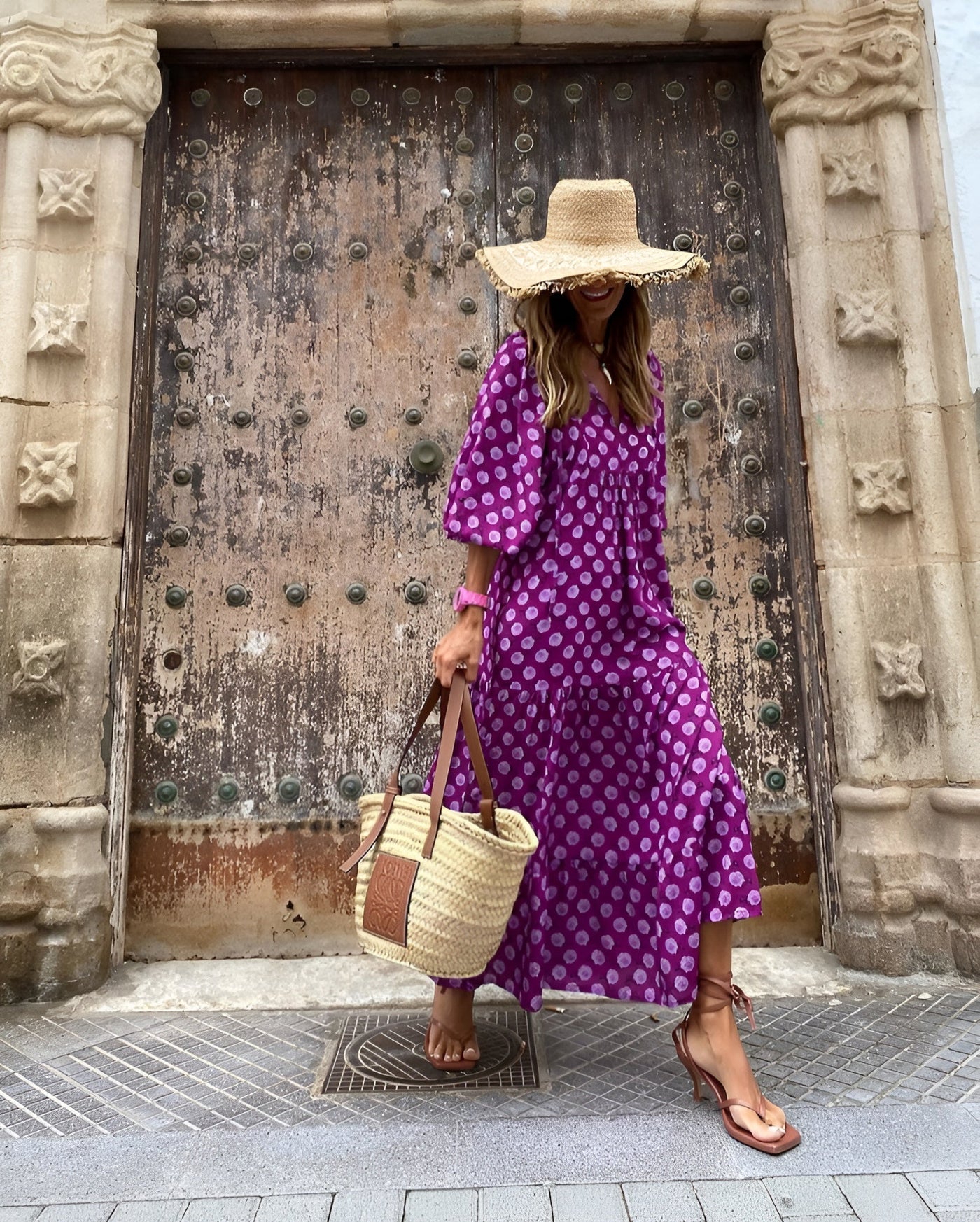 Estelle™ | Robe longue bohème en coton