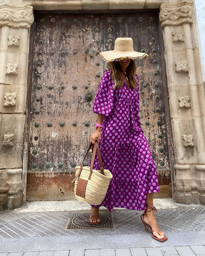 Estelle™ | Robe longue bohème en coton