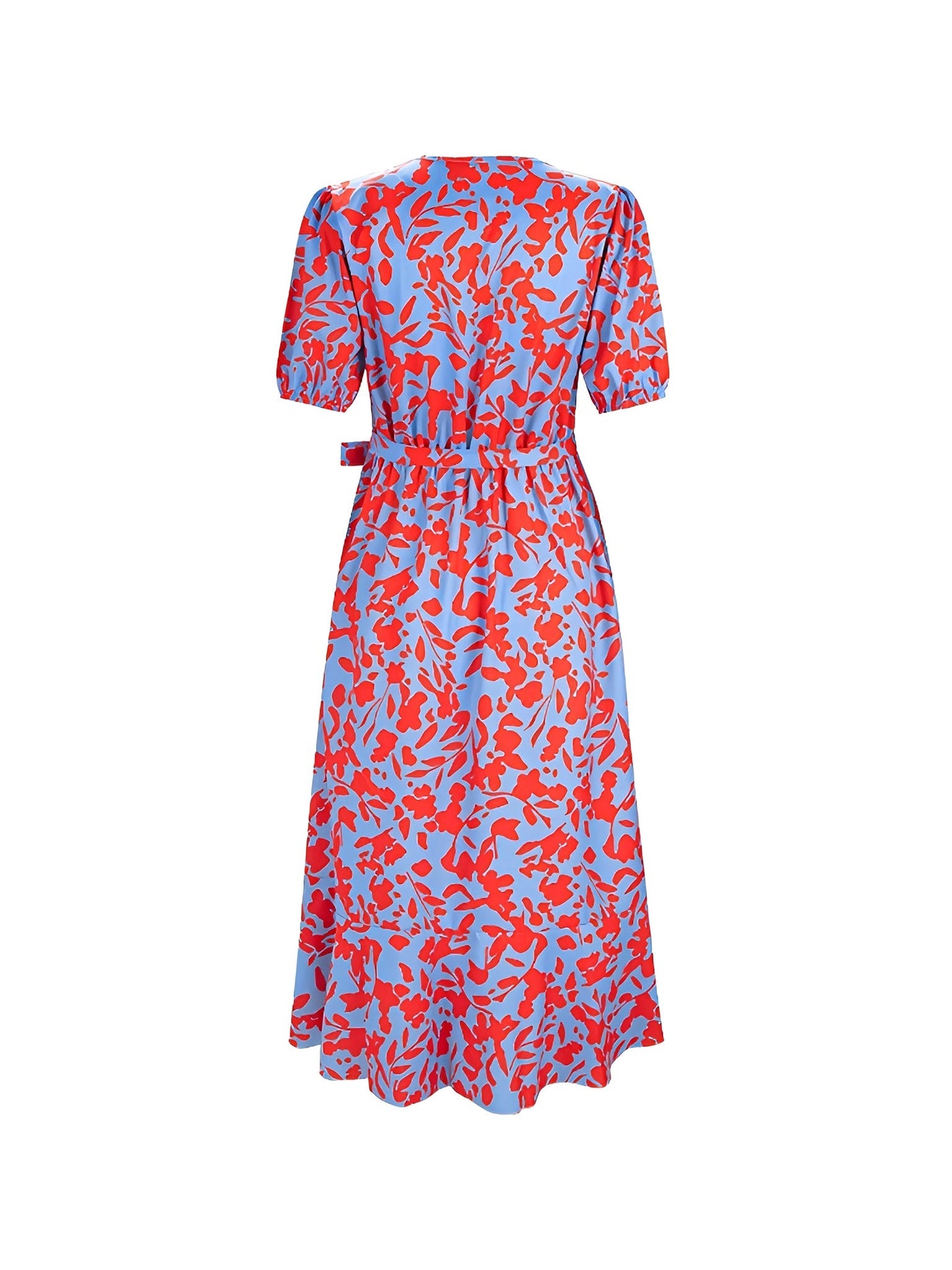 Laurence™ Robe plissée élégante à col en V