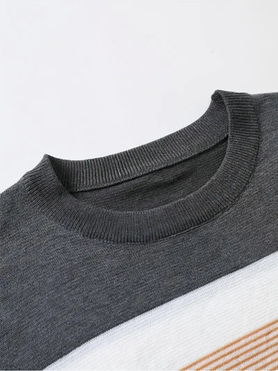 Axel™ | Pull en maille rayée