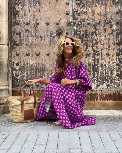 Estelle™ | Robe longue bohème en coton