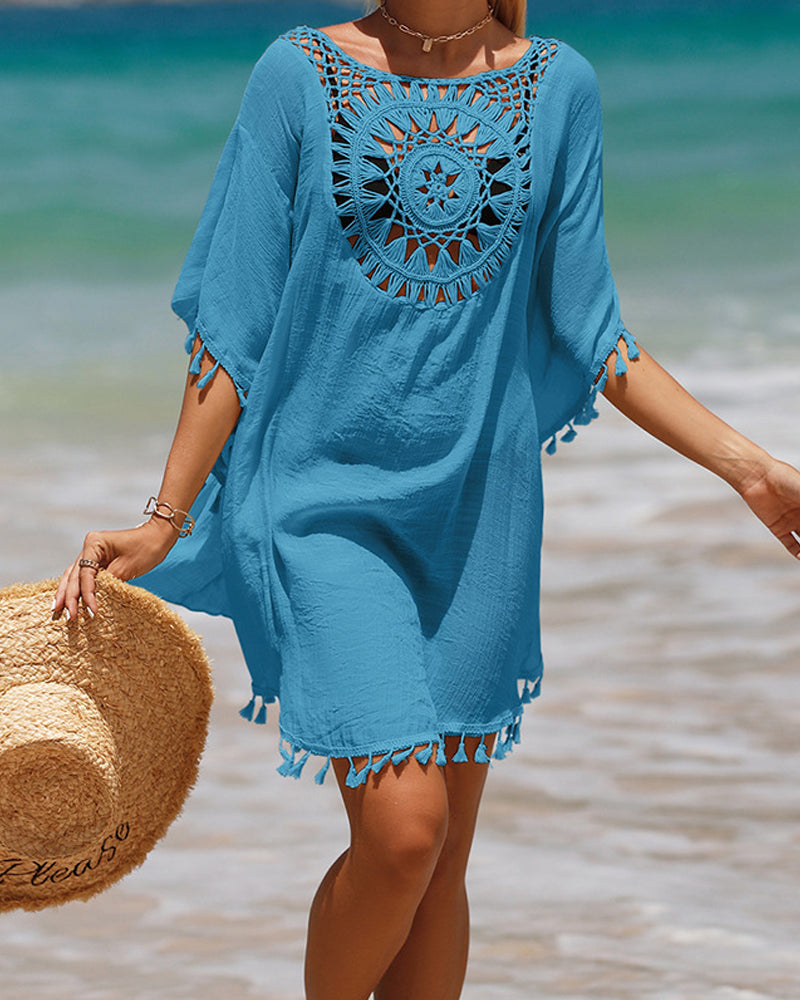 Jeanne™ | Paréo de Plage à Pompons