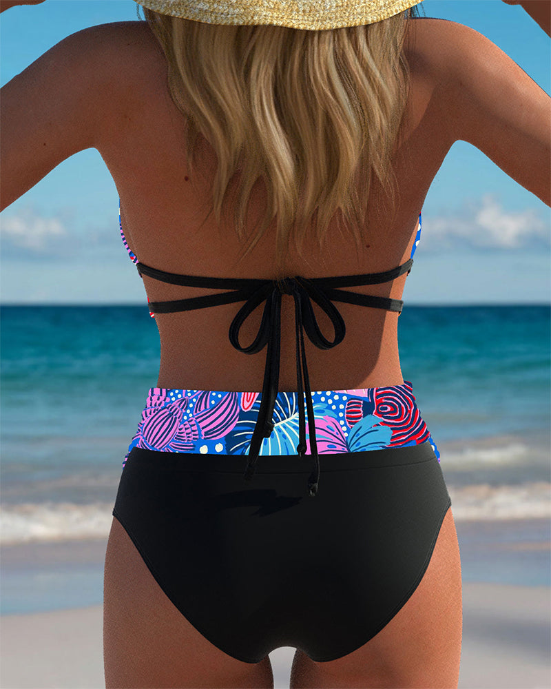 Bérénice™ | Bikini Sexy Dos Nu à Imprimé