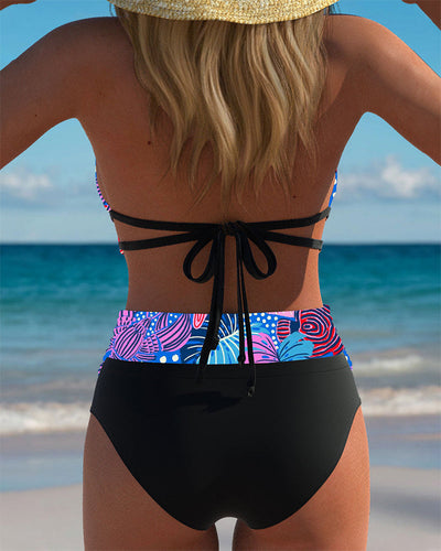 Bérénice™ | Bikini Sexy Dos Nu à Imprimé