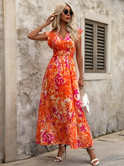 Emilie™ | Robe longue d'été fleurie