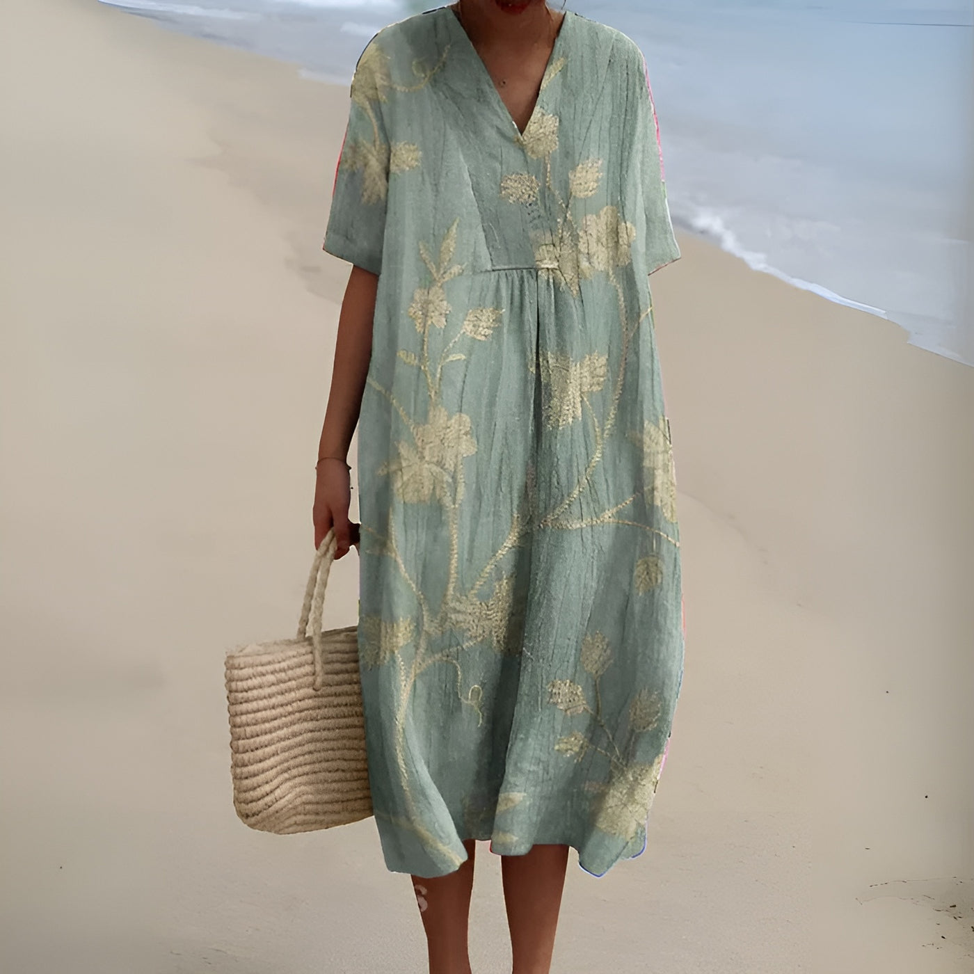 Aurore | Robe élégante à motifs géométriques