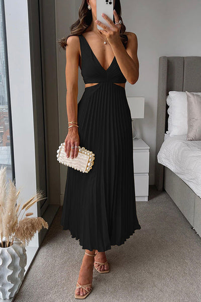 Kalys™ | Robe Longue Plissée Élégante