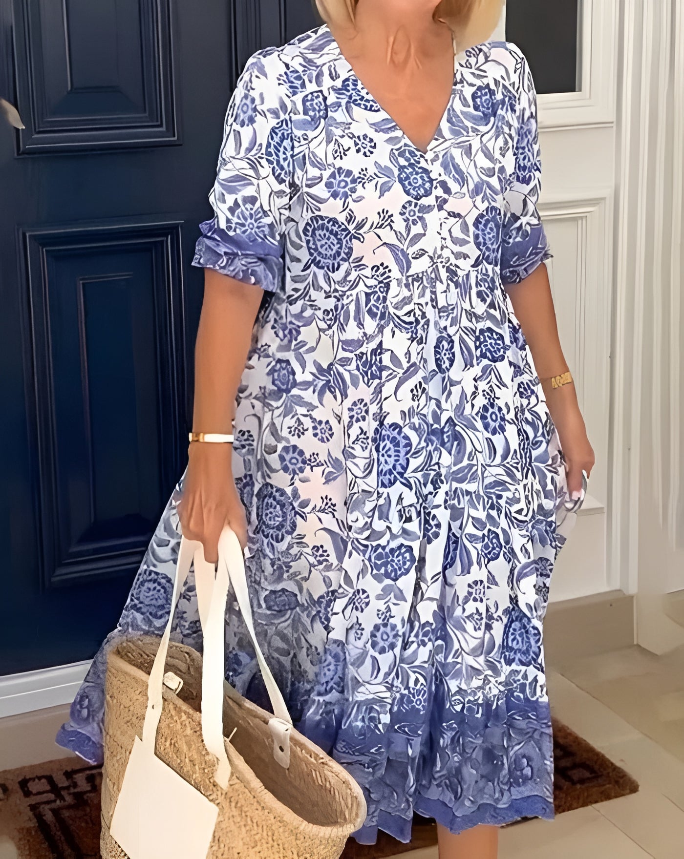 Roxane™ | Robe fleurie élégante et aérienne