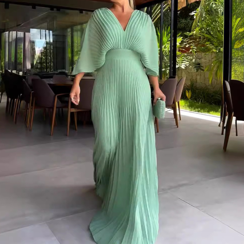 Roseline™ | Robe Longue d'Été Élégante