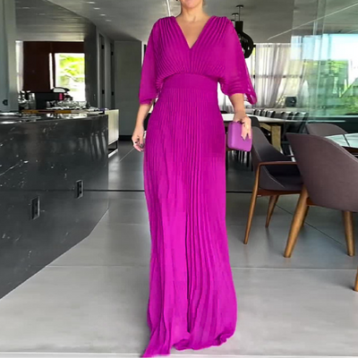 Roseline™ | Robe Longue d'Été Élégante