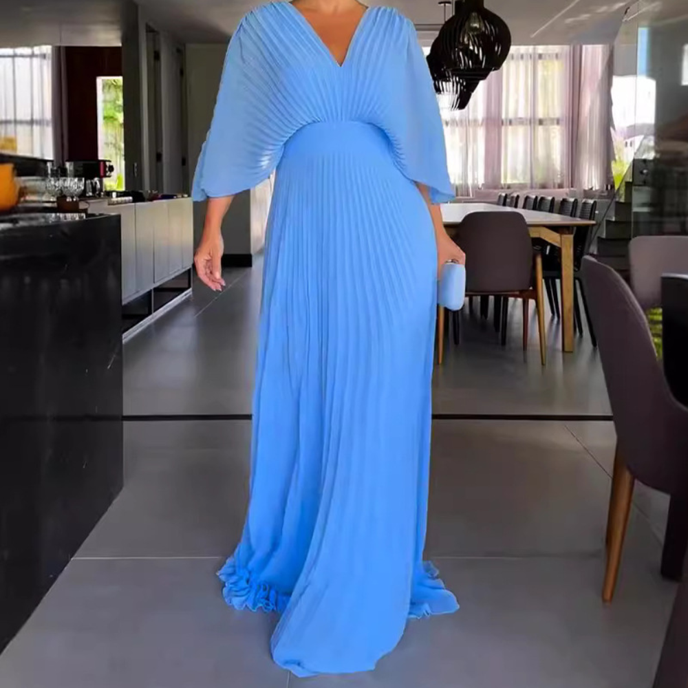 Roseline™ | Robe Longue d'Été Élégante