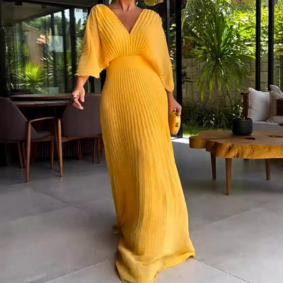 Roseline™ | Robe Longue d'Été Élégante