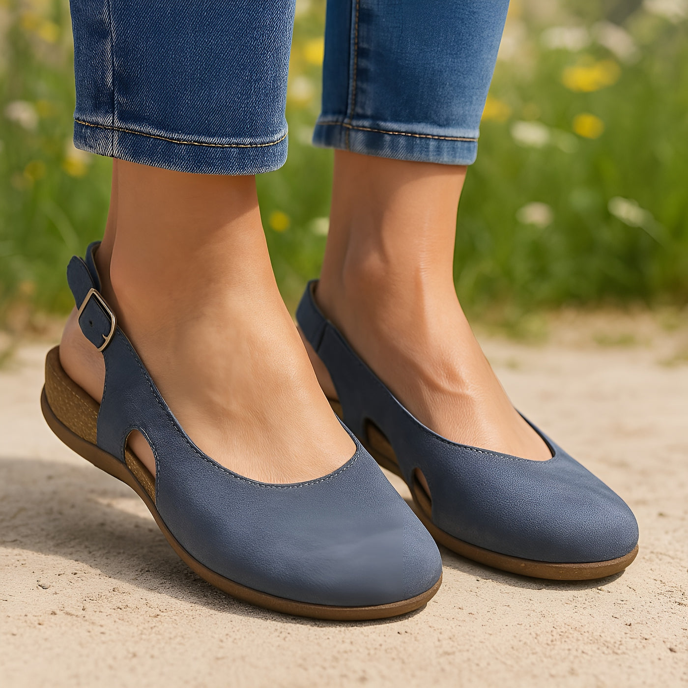 Violette™ | Sandales en PU effet miroir