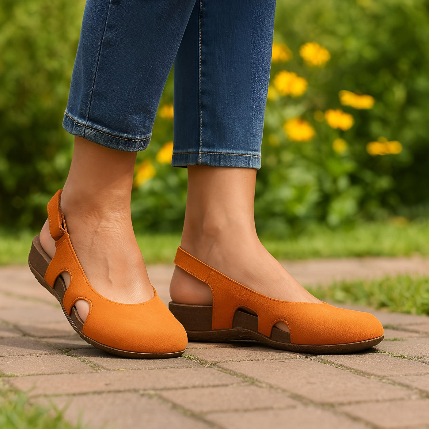 Violette™ | Sandales en PU effet miroir