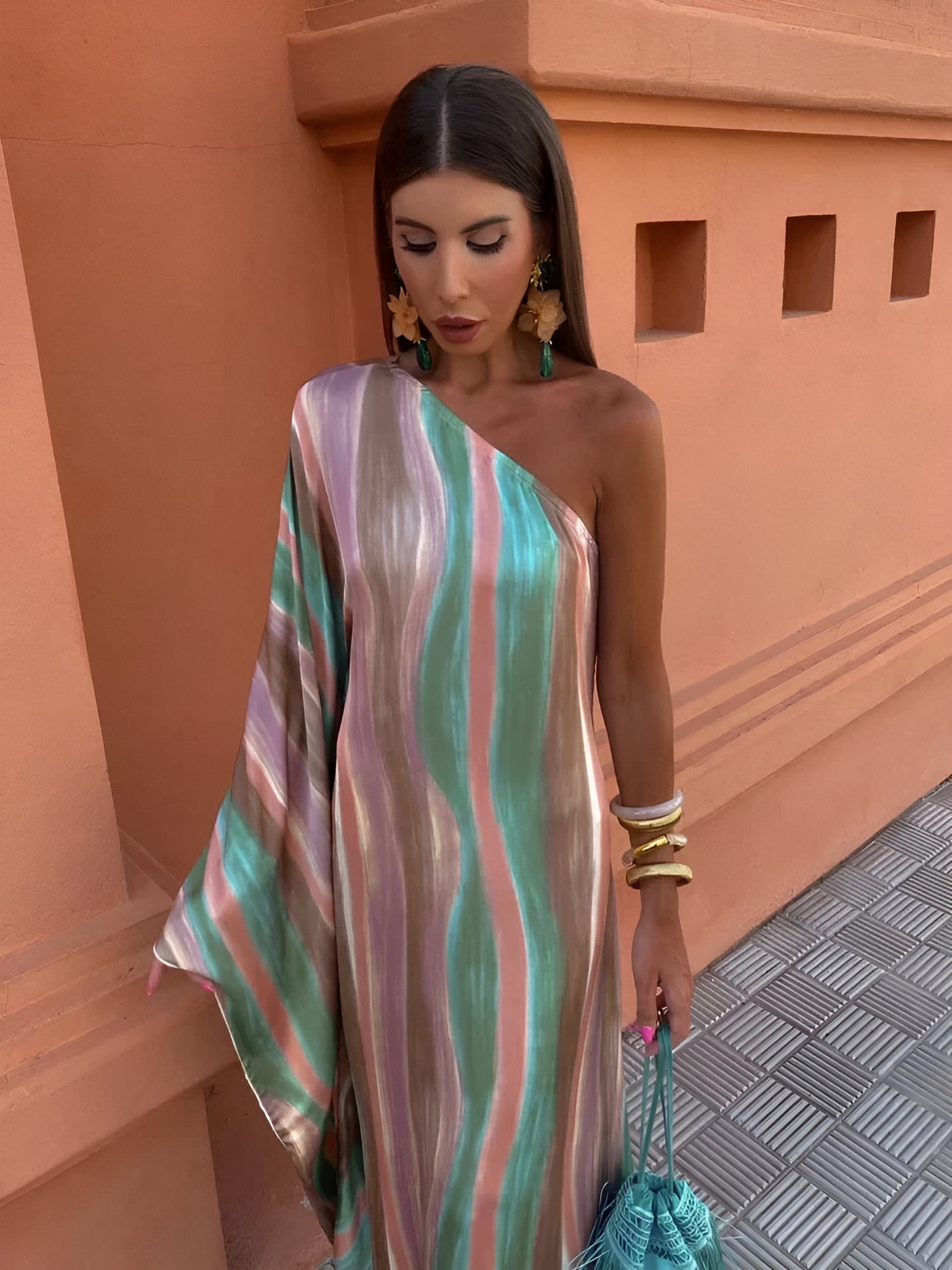 Clarisse™ | Elegante Midi-Jurk met Sculptuur-effect