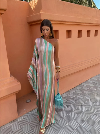 Clarisse™ | Elegante Midi-Jurk met Sculptuur-effect