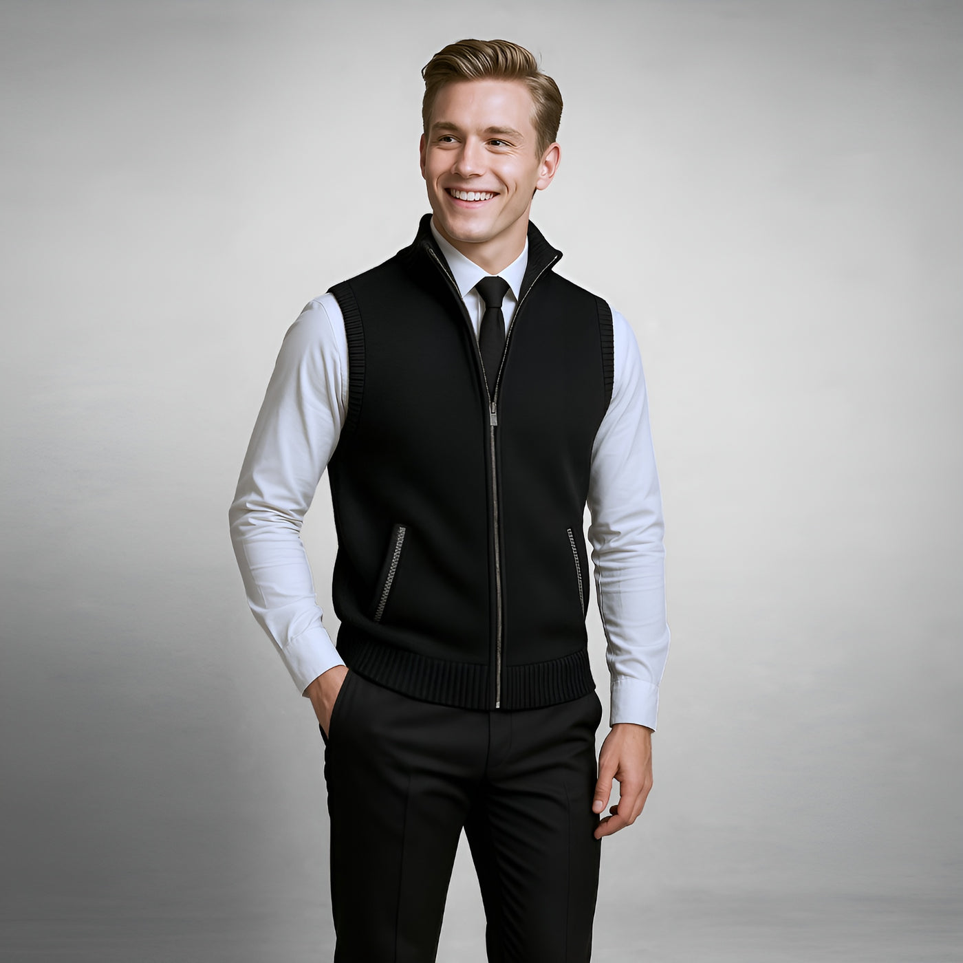 Dorian™ | Gilet en maille à fermeture éclair intégrale