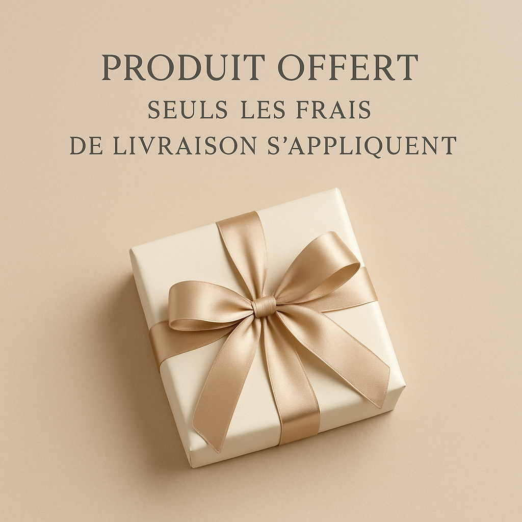 Produit offert – seuls les frais de livraison s’appliquent