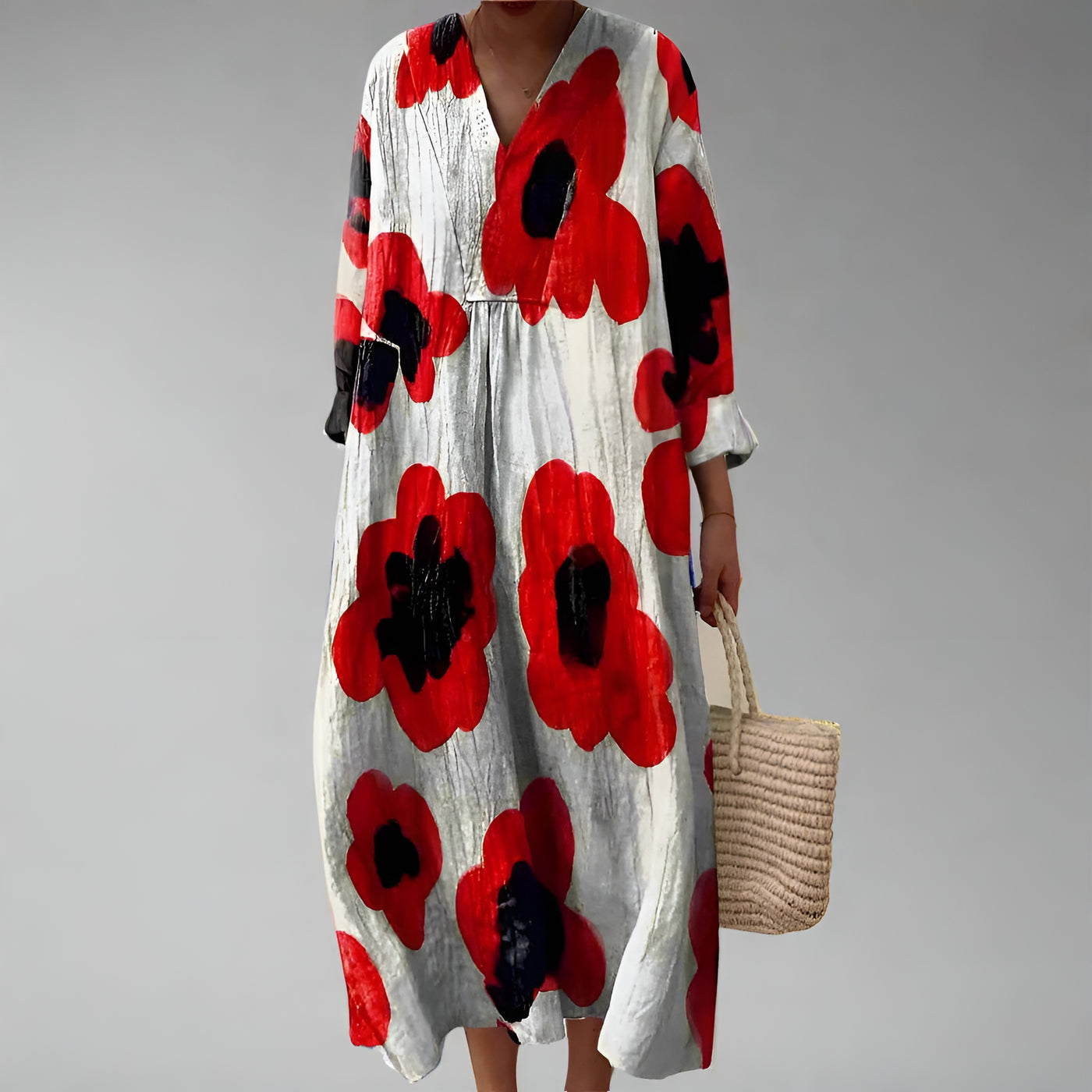Amance™ | Élégante Robe Géométrique