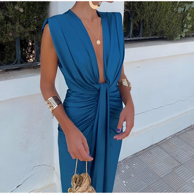 Mélina™ | Robe élégante à décolleté profond
