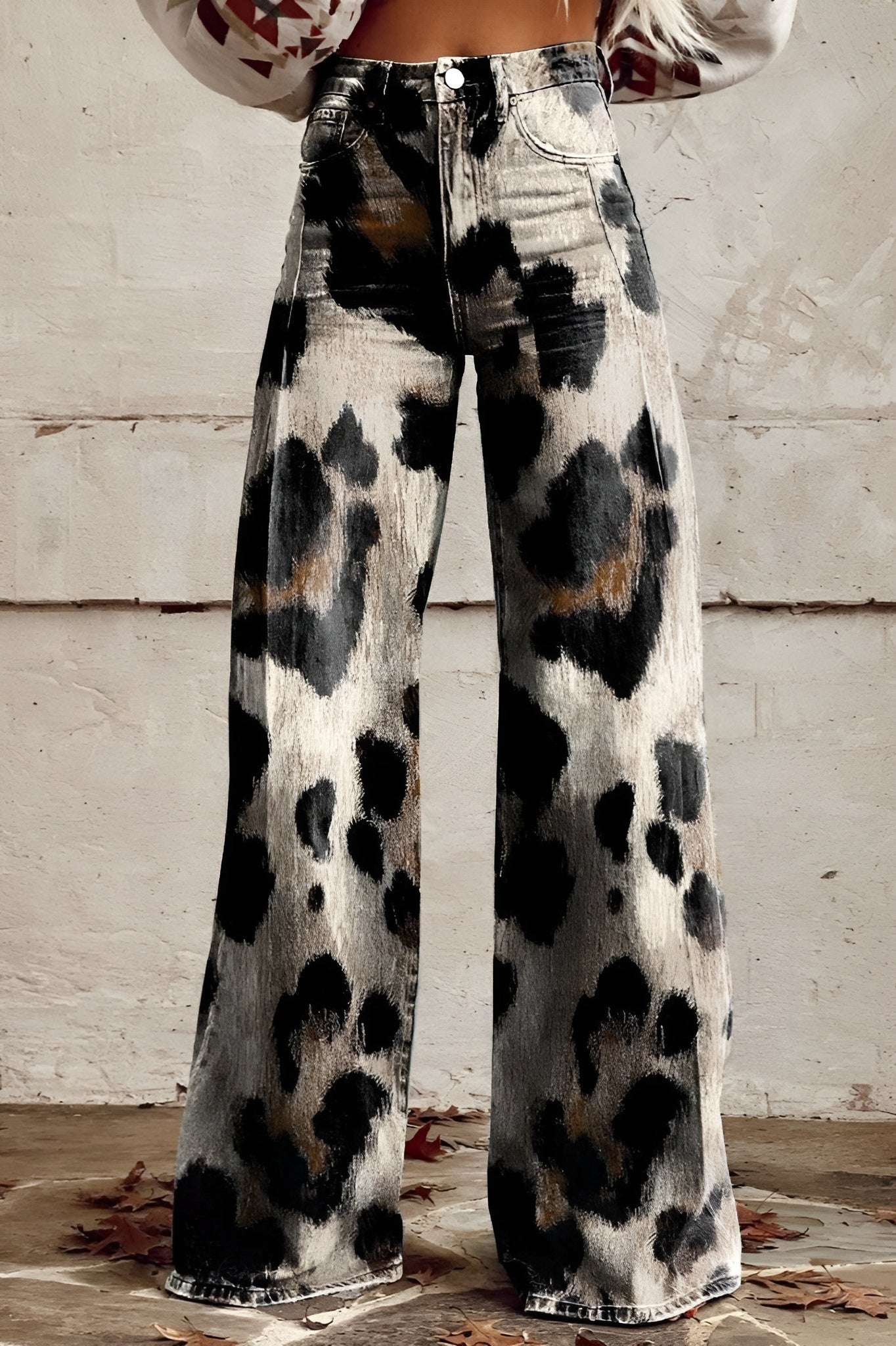 Marcelle™ | Pantalon imprimé bohème vintage chic